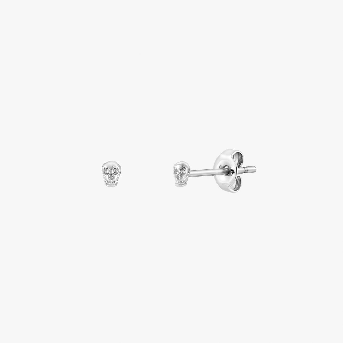 Reem - Boucles d'oreilles Clous Petit Crâne