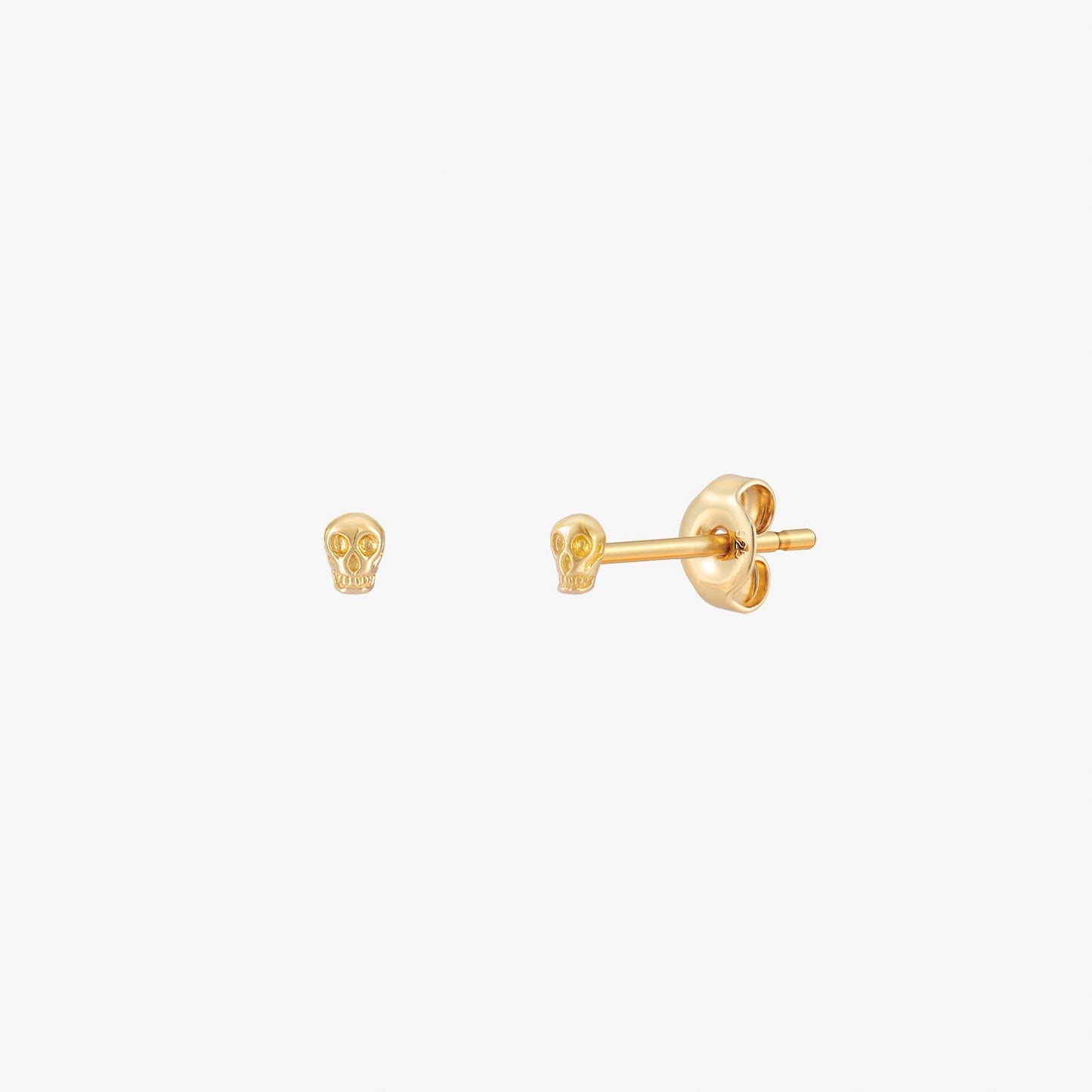 Reem - Boucles d'oreilles Clous Petit Crâne