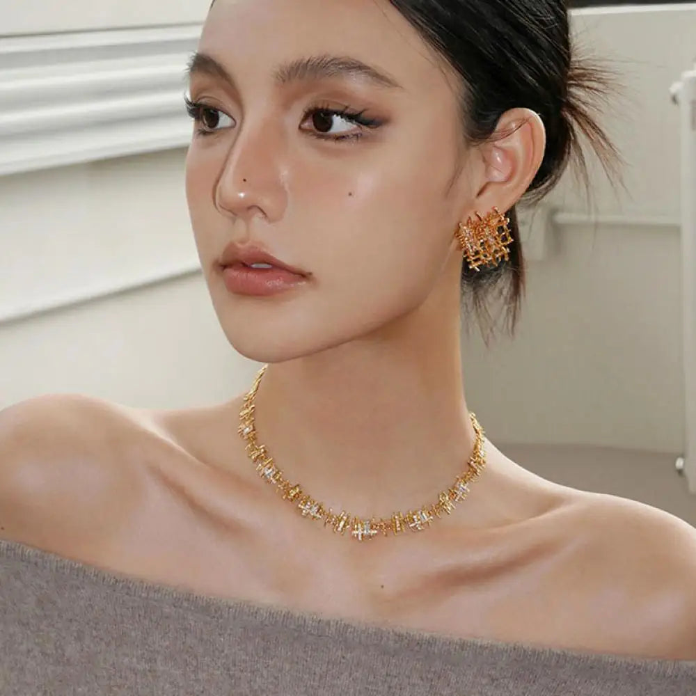 Melissa – Ensemble de Bijoux Tissés Vintage