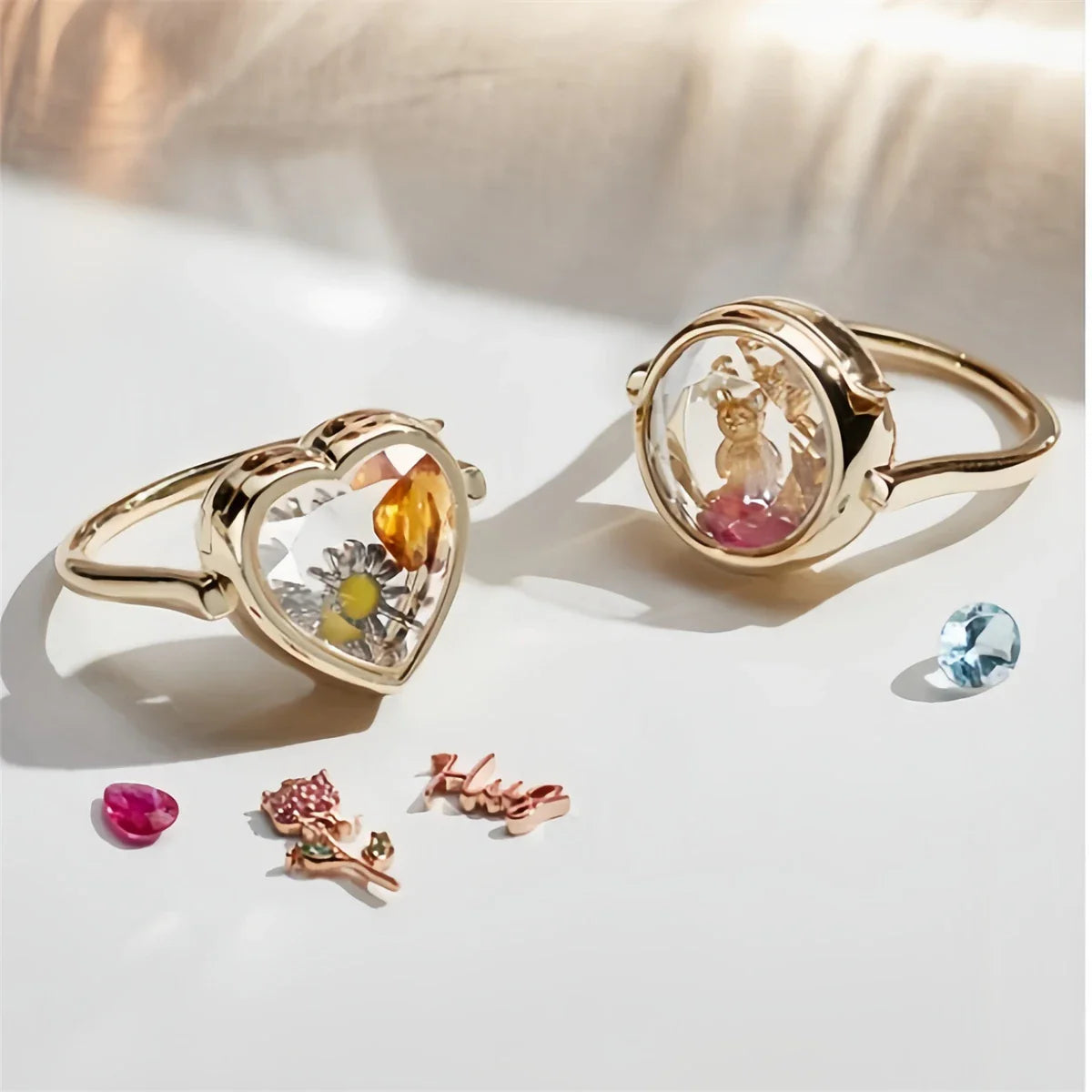 Elyna – Ensemble Bague Charm DIY Souvenir