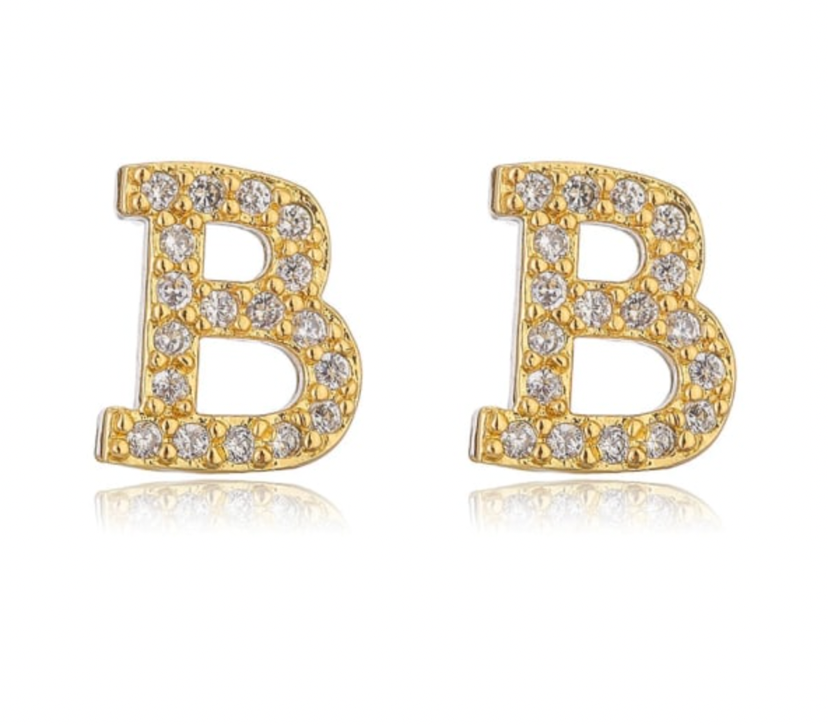 Taylor - Boucles d'oreilles avec lettres (initiales)