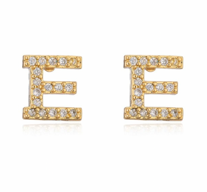 Taylor - Boucles d'oreilles avec lettres (initiales)