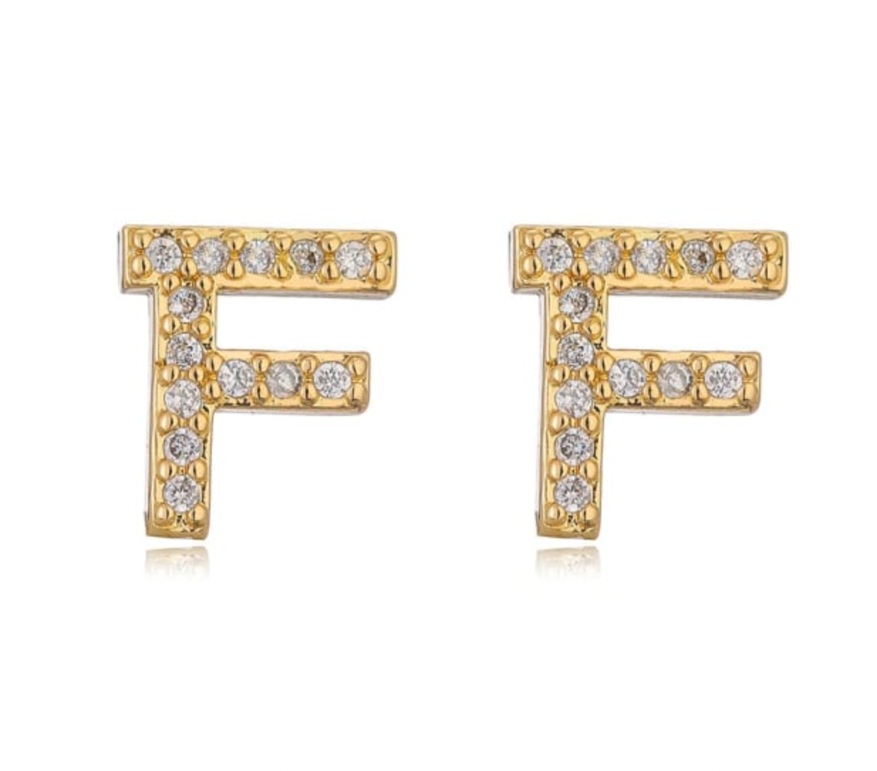 Taylor - Boucles d'oreilles avec lettres (initiales)