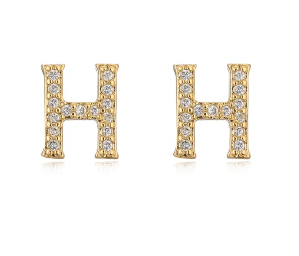 Taylor - Boucles d'oreilles avec lettres (initiales)