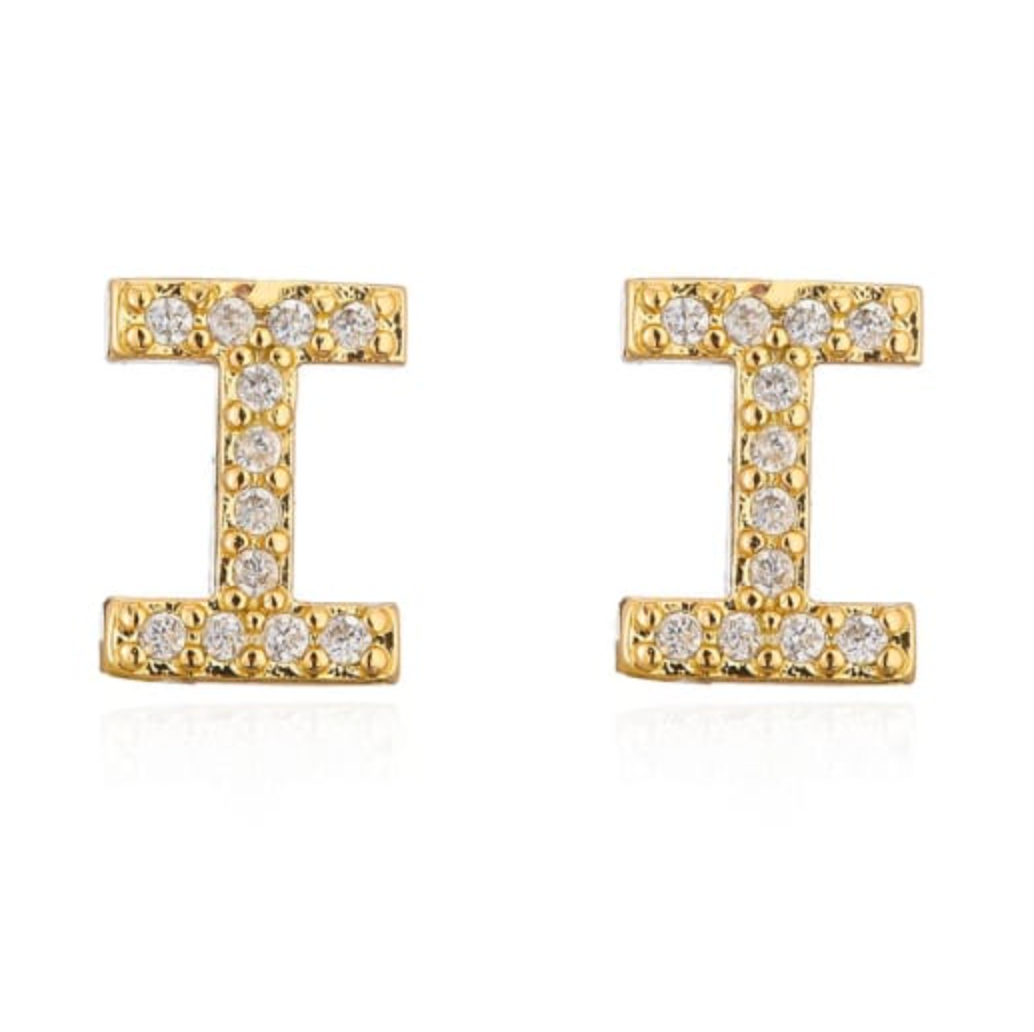Taylor - Boucles d'oreilles avec lettres (initiales)
