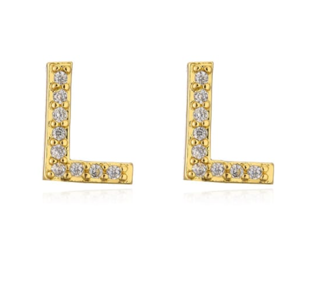 Taylor - Boucles d'oreilles avec lettres (initiales)