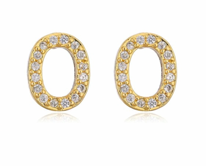 Taylor - Boucles d'oreilles avec lettres (initiales)