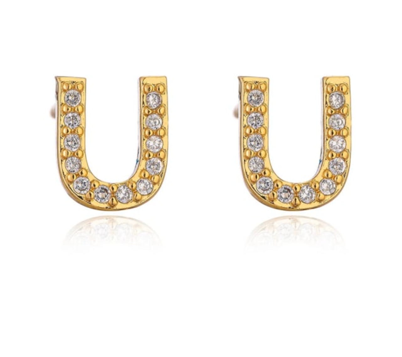 Taylor - Boucles d'oreilles avec lettres (initiales)