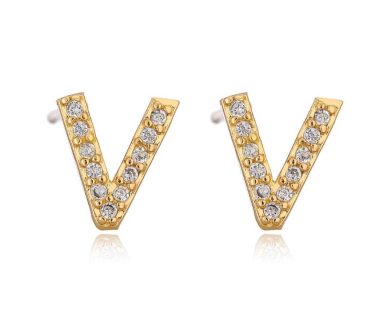 Taylor - Boucles d'oreilles avec lettres (initiales)