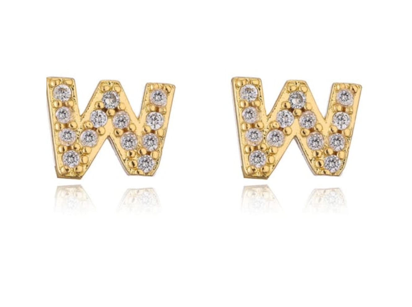 Taylor - Boucles d'oreilles avec lettres (initiales)