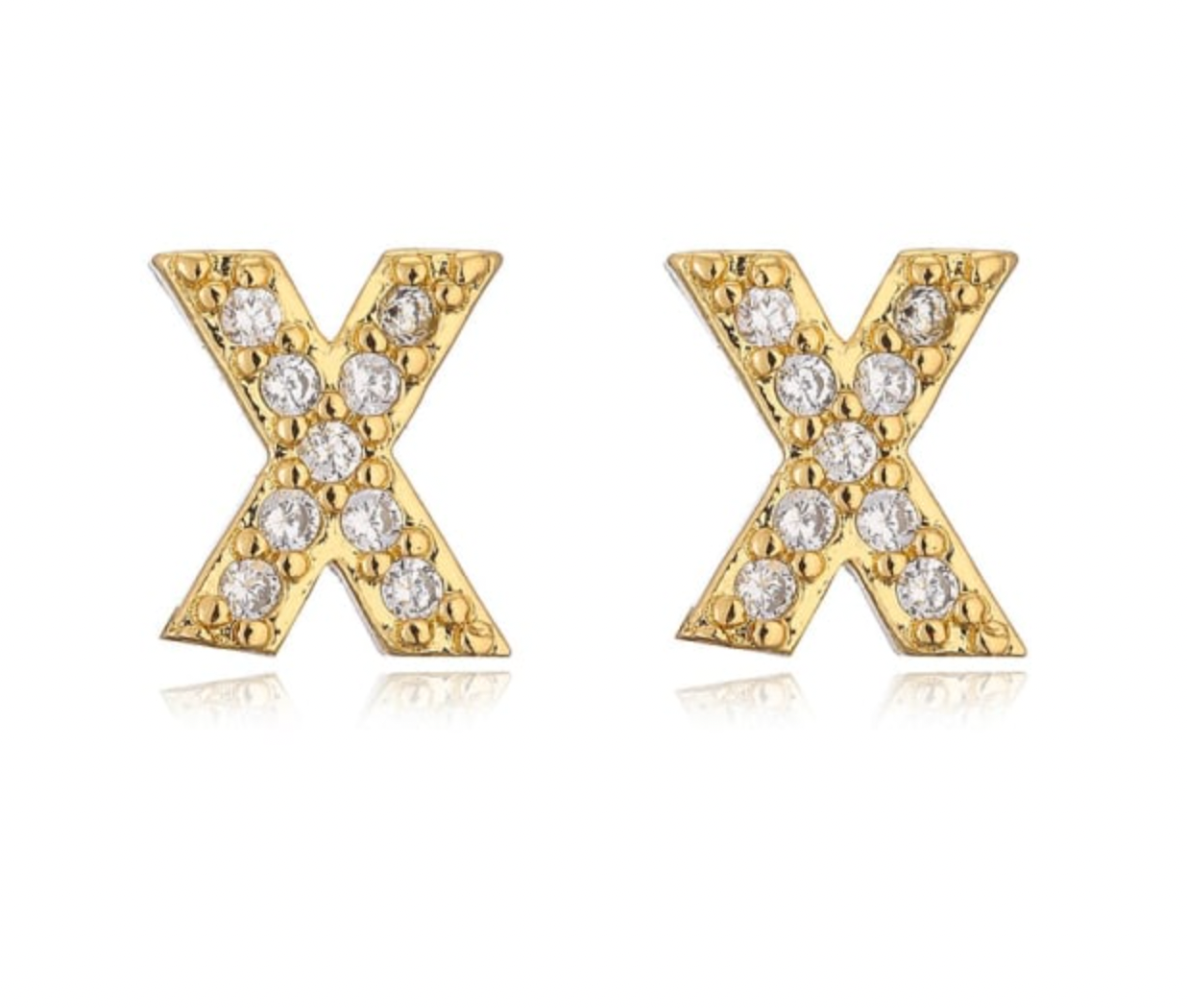Taylor - Boucles d'oreilles avec lettres (initiales)