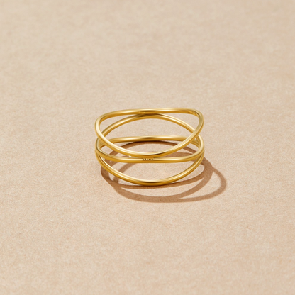 Chris – Bague en Or Boucle Infini
