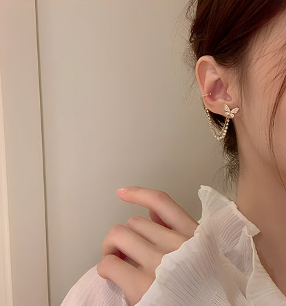 Cleo – Boucles d’Oreilles Papillon Envoûtantes