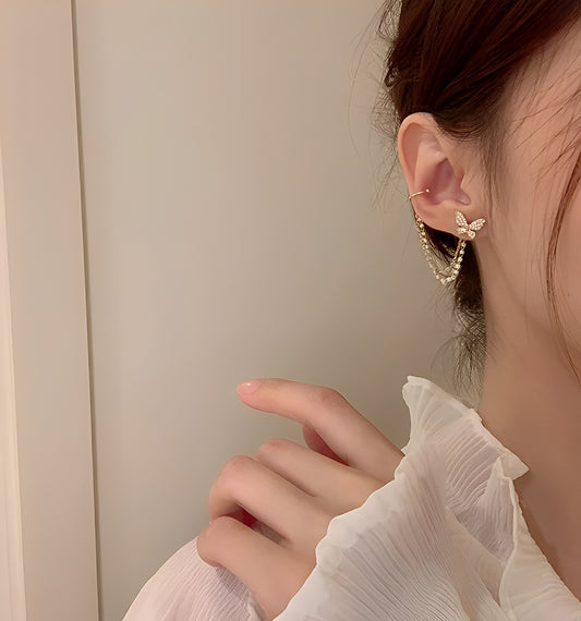 Cleo – Boucles d’Oreilles Papillon Envoûtantes