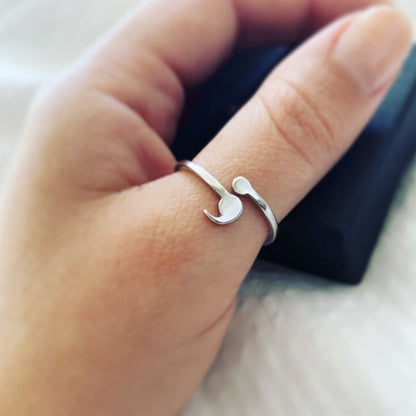 Bague Semicolon Délicate - Bague de Résilience
