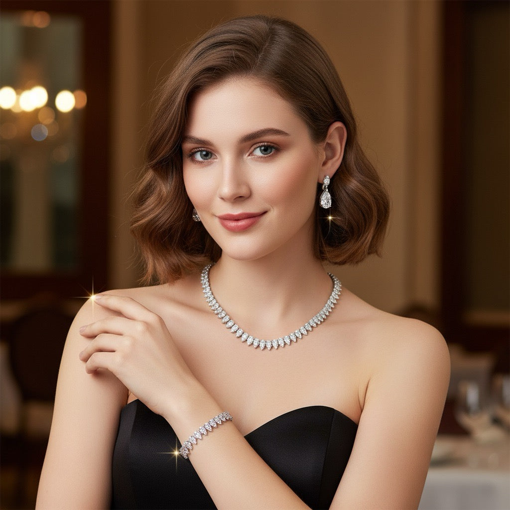 Camille – Ensemble Bijoux Trois Pièces