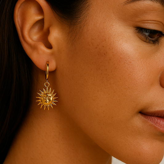 Margaux – Créoles Élégantes en Acier Titane