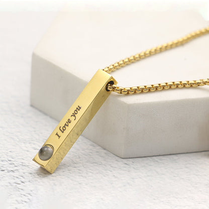 Margaux – Pendentif Cœur Photo Personnalisé