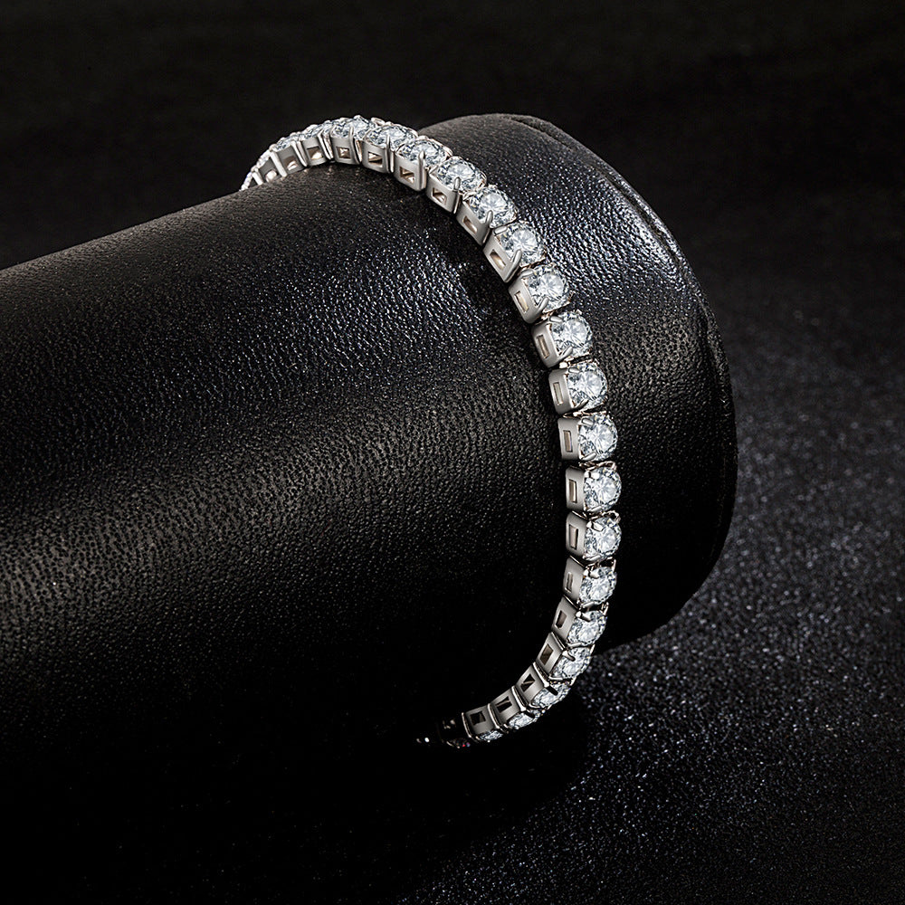 Elisse – Bracelet Riviera Argent 925 & Zirconiums Étincelants