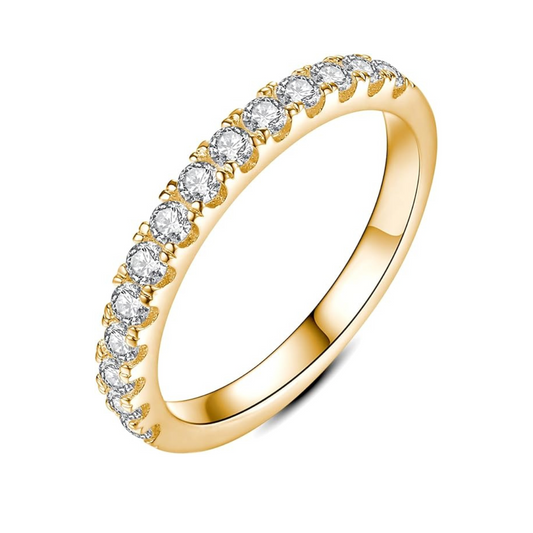 Aura – Anneau de Mariage avec Moissanite en Or de 18K