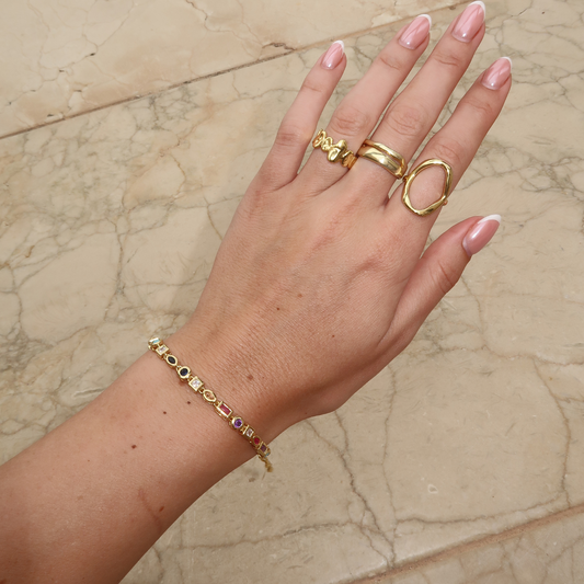 Ashley – Bague Double Anneau Élégante