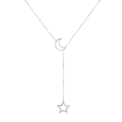 Lune et Étoile - Collier style lariat