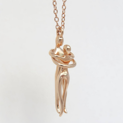 Pendentif Love Hug - Collier Couple Enlacé