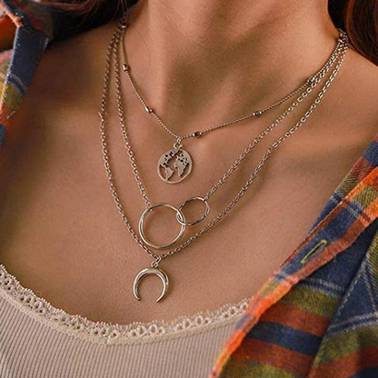Collier Terre - Set de couches bohème