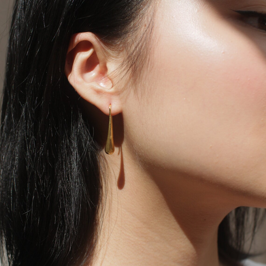 Gouttes d'eau - Boucles d'oreilles à crochets français