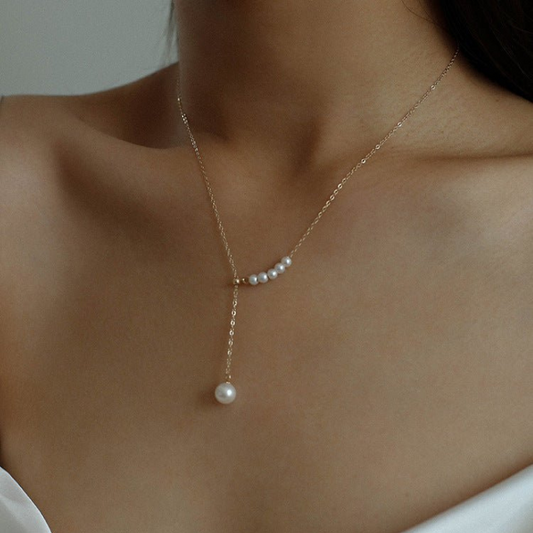 Collier de perles d'eau - Collier de perles Layer