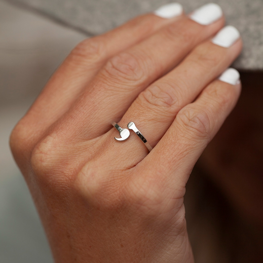 Bague Semicolon Délicate - Bague de Résilience