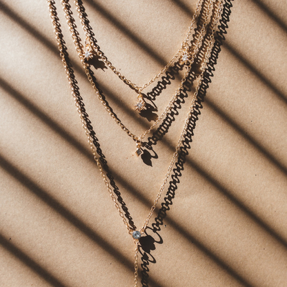 Collier superposé Boho Étoile en Cristal - Charms