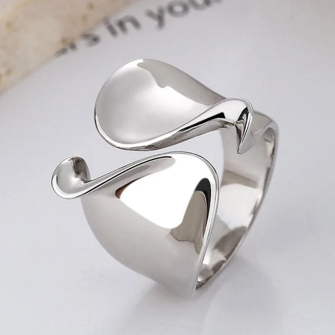 Zerelle – Bague Enveloppante en Argent Sterling