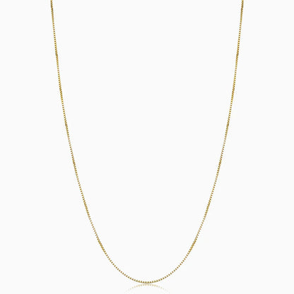 Bodega – Collier Chaîne Box en Or 18K