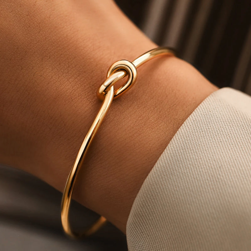 Inaya – Bracelet Nœud Vintage Réglable