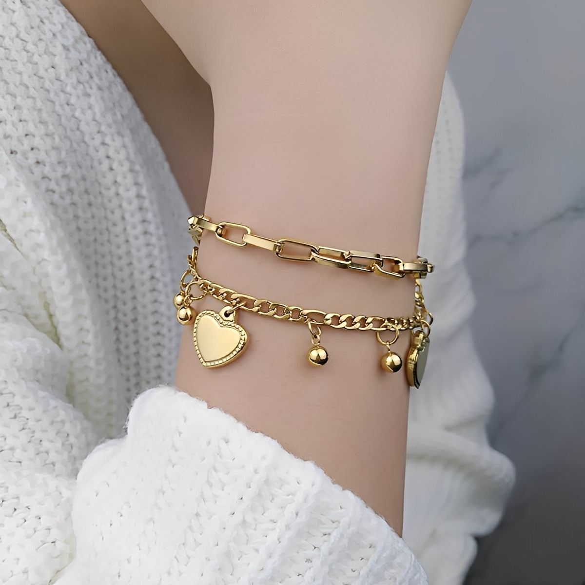 Hana – Bracelet Chaîne Romantique