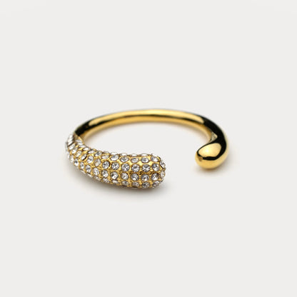 Dahlia – Bague Pavée