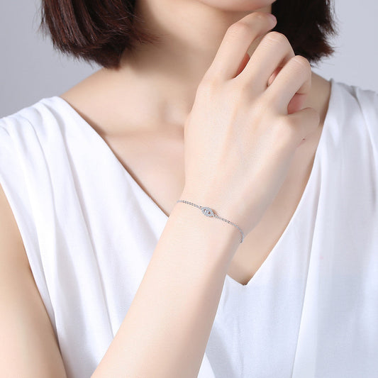 Bracelet Maillons Doré Œil Maléfique