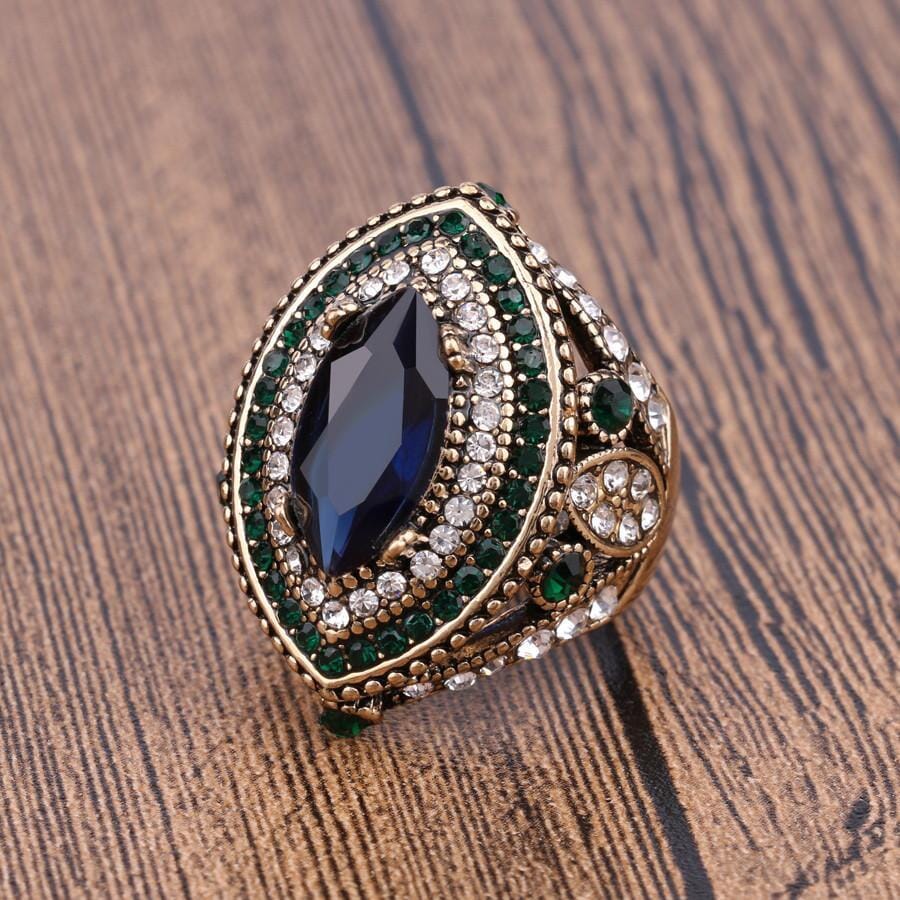 Dianora – Bague Mosaïque en Saphirs