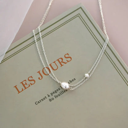 Serenity Shine - Collier en Perles d'Eau Douce