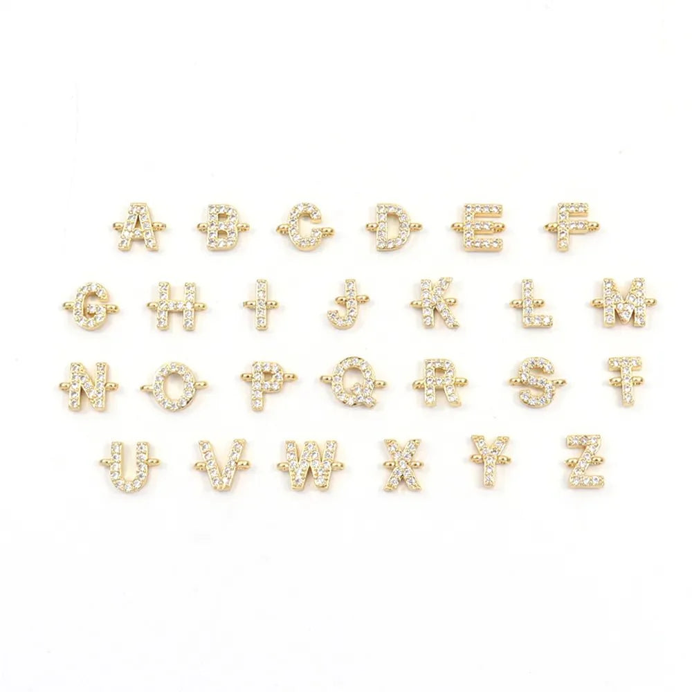 Calla – Bracelet Initiale Gravée Ajustable