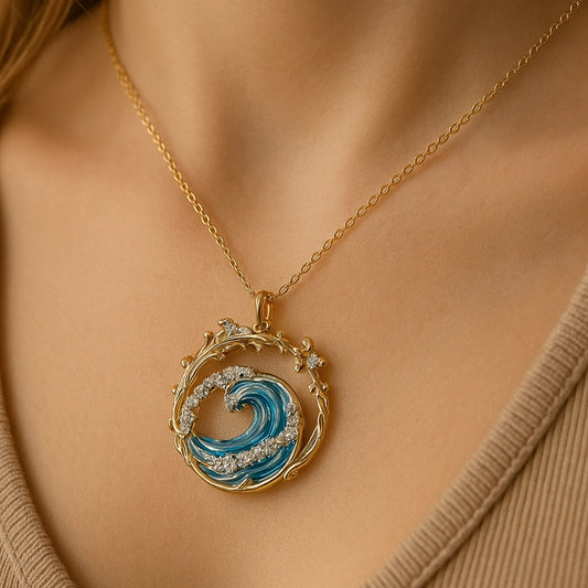Oceana – Collier Minimaliste Doré au Charme Marin