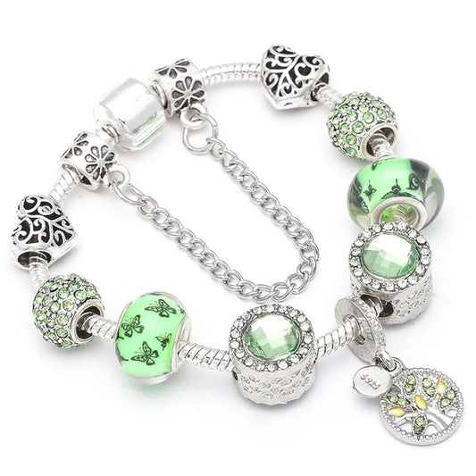 Caelia – Bracelet Élégance Cristal et Argent