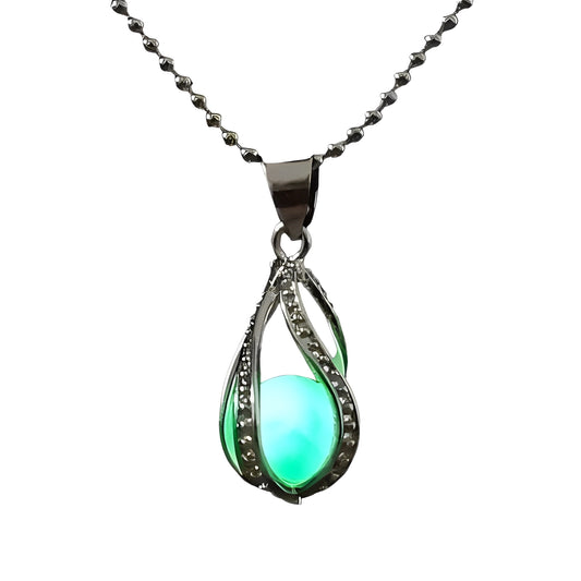 Arielle – Collier Goutte Lumineuse de Sirène