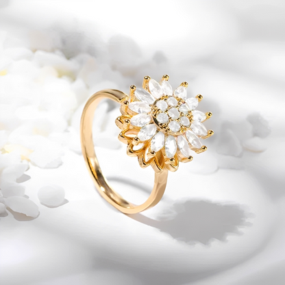 Solaya – Bague Tournesol Anti-Stress