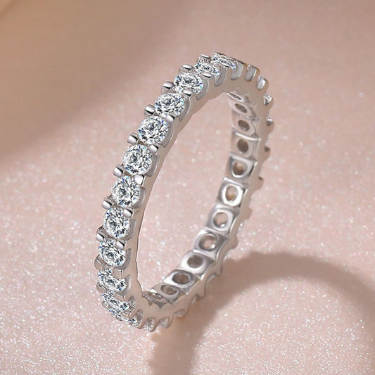 Maelis – Bague Argentée avec Incrustation de Zirconia