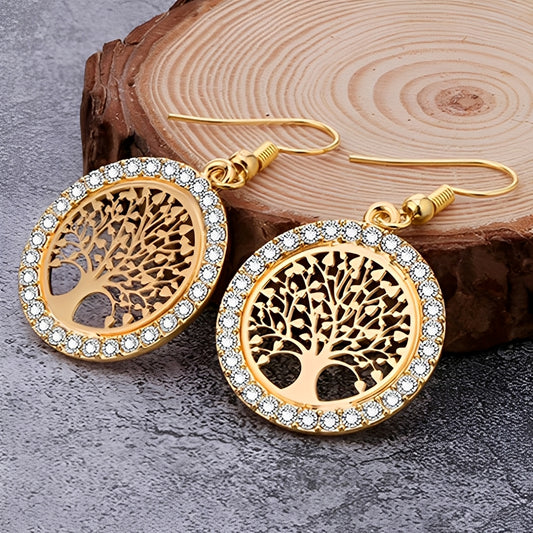 Nerina – Boucles d’Oreilles Symboliques Arbre de Vie