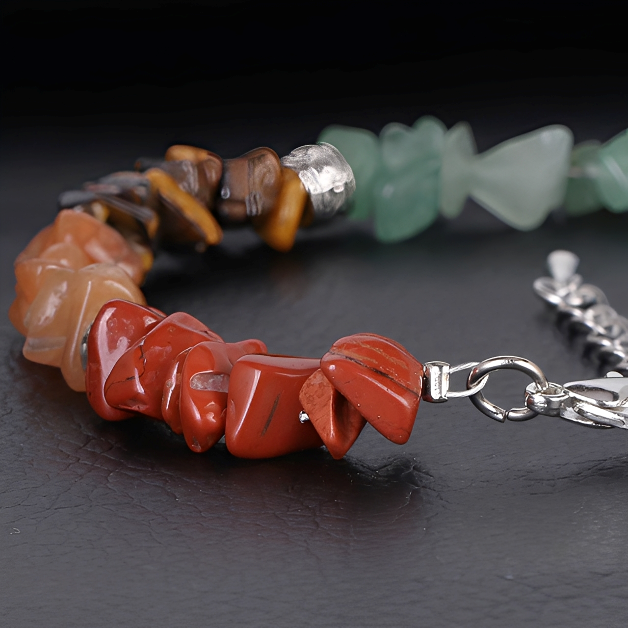 Ayura – Bracelet 7 Chakras en Pierres Véritables