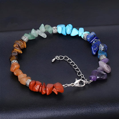 Ayura – Bracelet 7 Chakras en Pierres Véritables