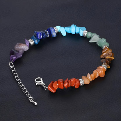 Ayura – Bracelet 7 Chakras en Pierres Véritables